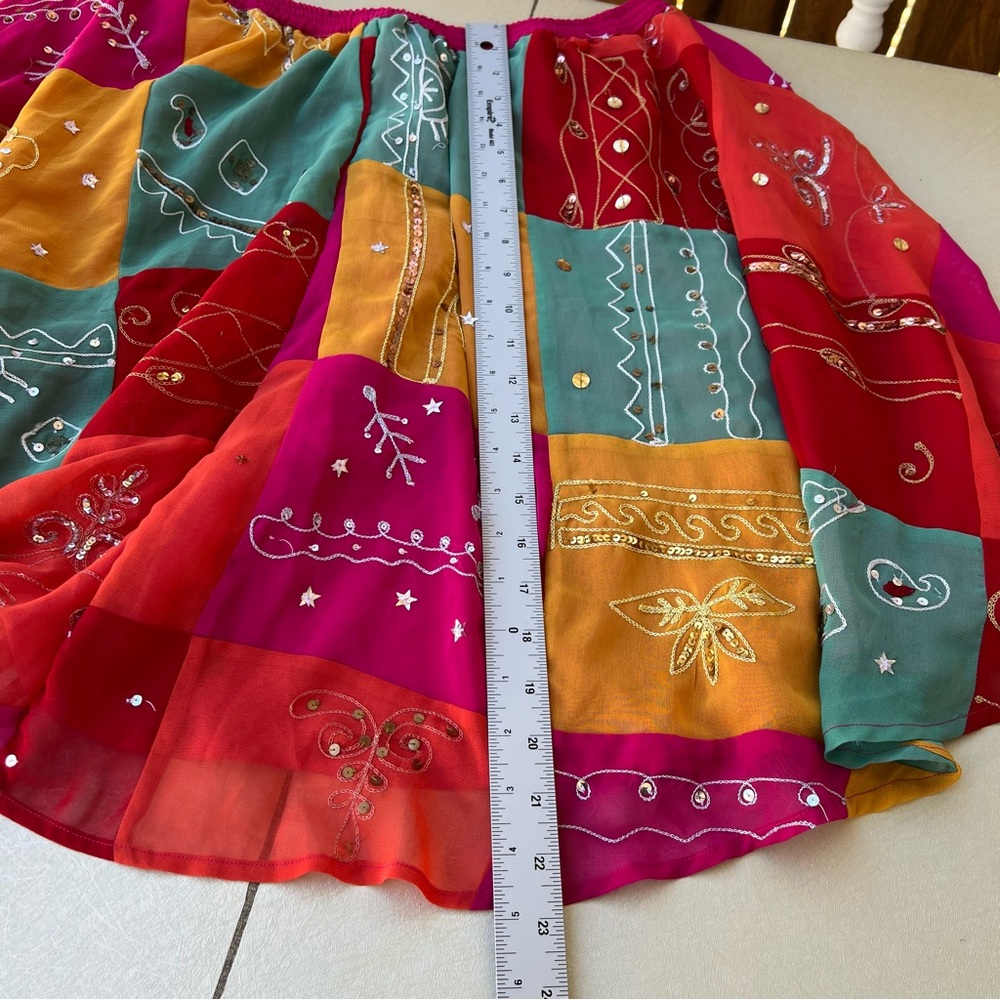 Sandy Starkman Patchwork Beaded Sequins Colorful … - image 5